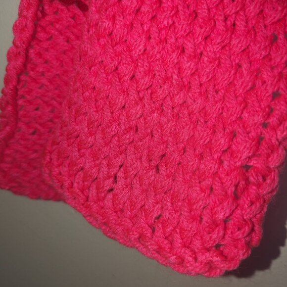 Vibrant Handmade Knitted Scarf - Bold & Colorful - Picture 4 of 6